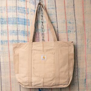 Upcycled carhartt tote bag